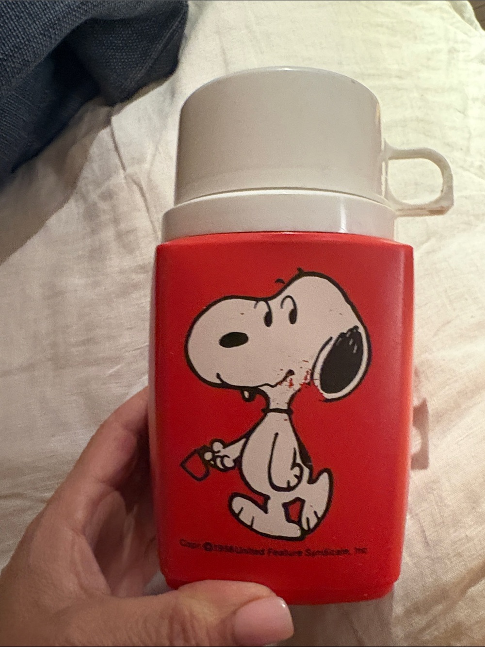 VINTAGE SNOOPY THERMOS 1970s